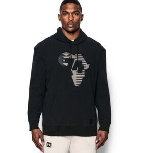 Under Armour men’s “Rumble in the Jungle 74” black XL hoodie, decal on front
